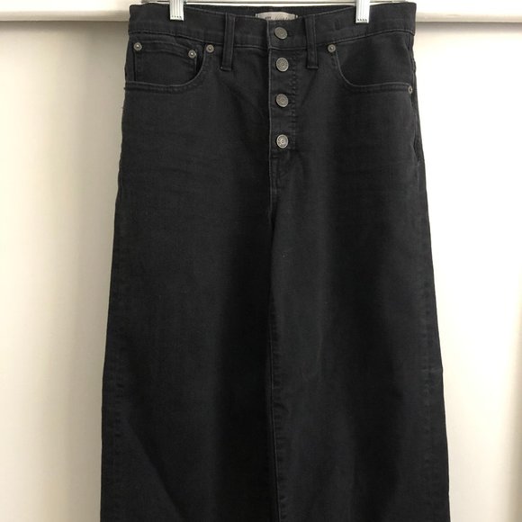 Madewell Pants - Madewell wide-leg crop jeans